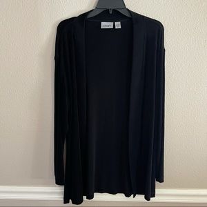 Chico's Travelers Women's Size 1 (Small) Black Cardigan